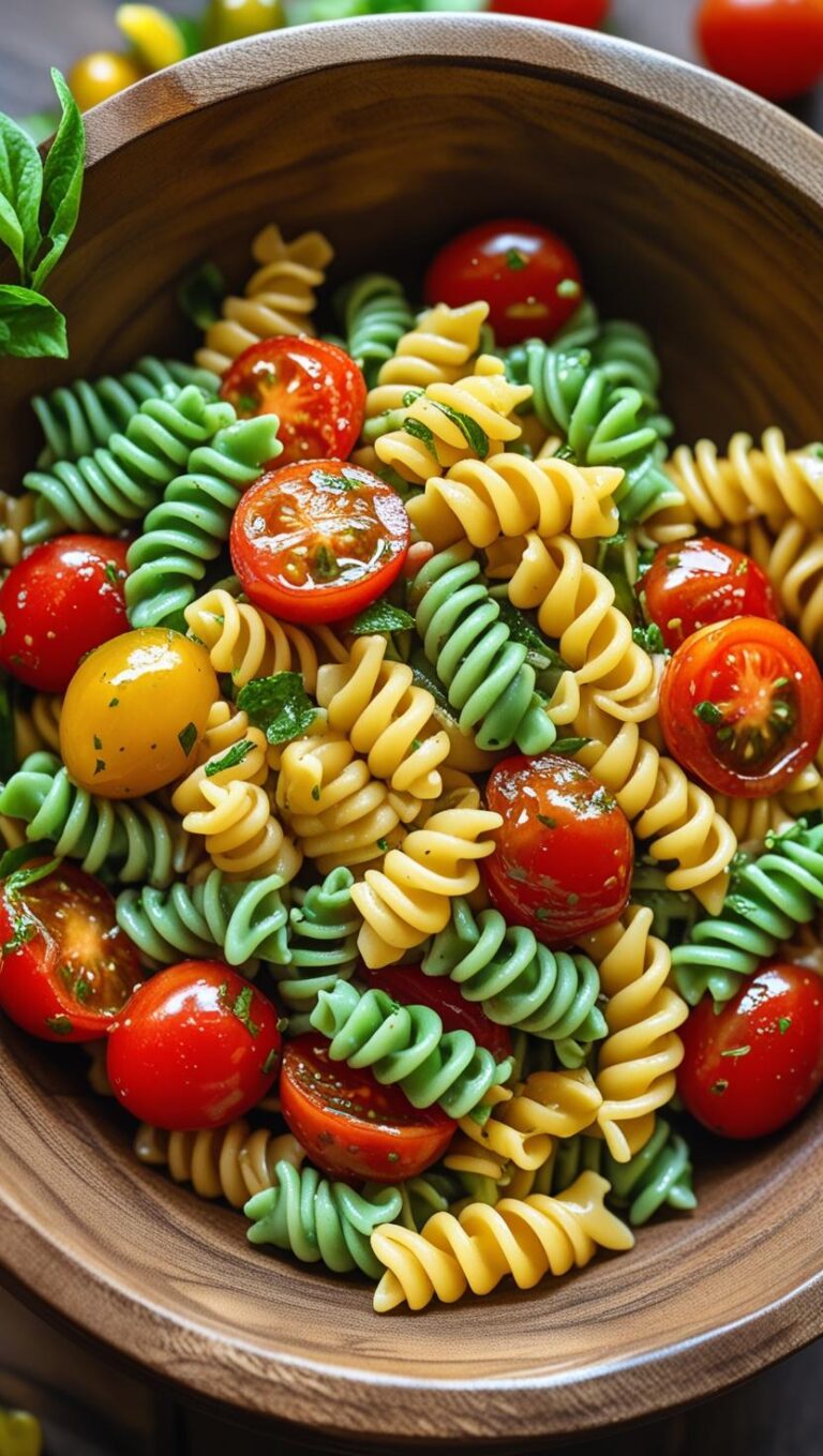 tri color pasta salad recipe