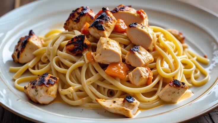 Buttler chicken linguine A no fuss pasta