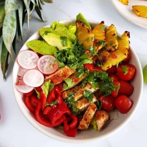 Hawaiian chicken salad