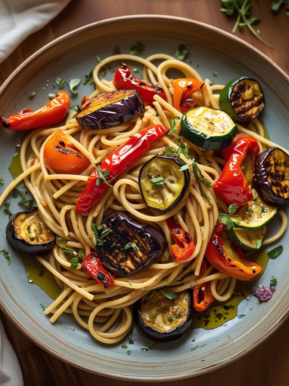 roasted vegetable pasta