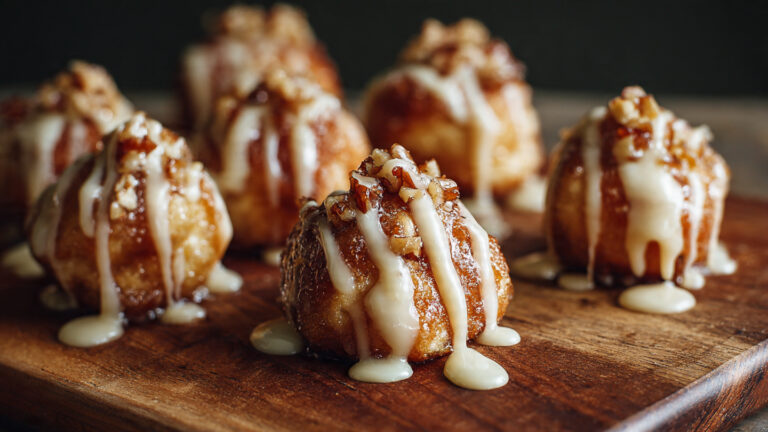 Tiny Apple Fritter Bites: Sweet, Simple, and Silky Bliss