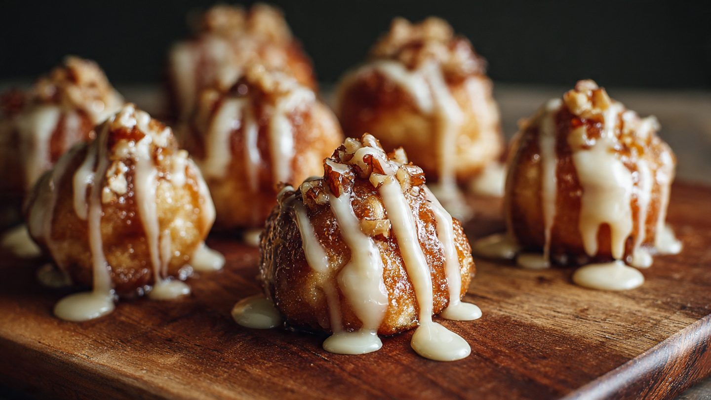 Tiny Apple Fritter Bites: Sweet, Simple, and Silky Bliss